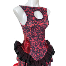 Load image into Gallery viewer, One of a Kind | Ready to Ship | Size Small/Medium | Queen of Hearts Dress and Jacket, Beyond Wonderland Costume, Rave Dress, Festival Dress