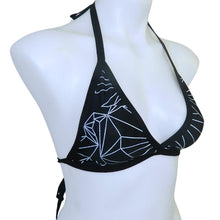 Load image into Gallery viewer, REFRACTION | REFLECTIVE | Triangle Top, Women's Festival Top, Rave Top