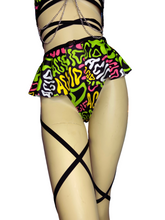 Load image into Gallery viewer, ACID | Double Leg Wrap High Waisted High Cut Bottoms, Festival Bottoms
