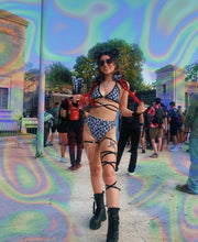 Load image into Gallery viewer, BLACK + WHITE | Chain Cage Top