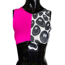 Load image into Gallery viewer, PINK + BLACK  | Underboob Sporty Crop Top