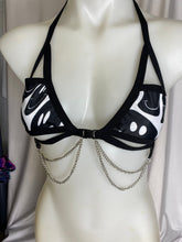 Load image into Gallery viewer, BLACK + WHITE | Chain Cage Top