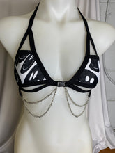 Load image into Gallery viewer, BLACK + WHITE | Chain Cage Top