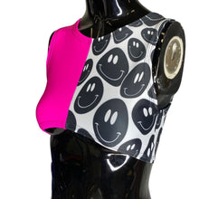 Load image into Gallery viewer, PINK + BLACK  | Underboob Sporty Crop Top