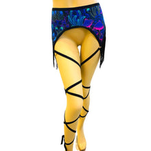 Load image into Gallery viewer, DAZED MUSHROOM | Leg Wrap Garter Belt with Fringe
