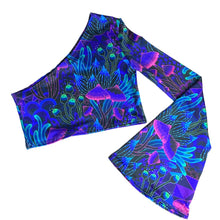 Load image into Gallery viewer, DAZED MUSHROOM | One Shoulder Bell Sleeve Top
