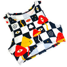 Load image into Gallery viewer, MIDNIGHT TRIP | Underboob Sporty Crop Top, Women's Festival Top, Rave Top