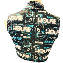 Load image into Gallery viewer, HOUSE MUSIC | Underboob Mock Neck Crop Top Sleeveless , Women's Festival Top, Rave Top