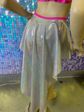 Load image into Gallery viewer, COSMIC | High Low Buckle Skirt, Rave Skirt, Festival Bottom