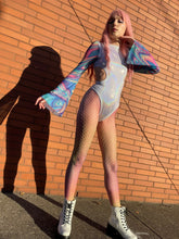 Load image into Gallery viewer, COSMIC | Aria Cut-Out Bell Sleeve Bodysuit