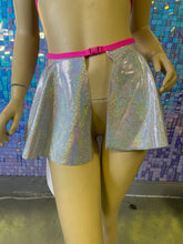 Load image into Gallery viewer, COSMIC | High Low Buckle Skirt, Rave Skirt, Festival Bottom