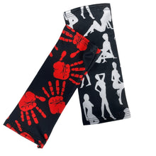 Load image into Gallery viewer, DONT Touch Me | Mismatch Triangle Chain Top + High Waisted High Cut Chain Bottoms with Leg Wrap, Women's Festival Outfit, Rave Set