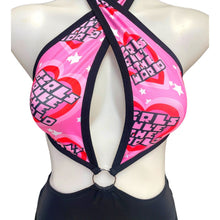 Load image into Gallery viewer, Girls Rule The World | Leah Fringe Strappy Bodysuit