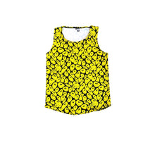 Load image into Gallery viewer, YELLOW SMILES | Slim Fit Men's Rave Tank Top, Festival Shirt