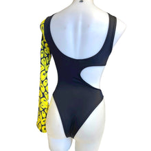 Load image into Gallery viewer, YELLOW SMILES | Aria Cut-Out One Shoulder Bell Sleeve Bodysuit