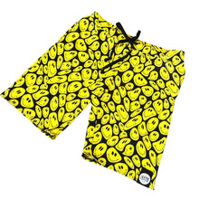 Load image into Gallery viewer, YELLOW SMILES | Mens Shorts | Festival Shorts | Drawstring Shorts