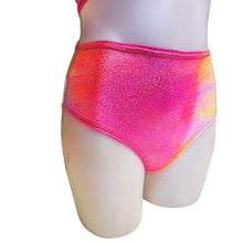 Load image into Gallery viewer, FESTIE BESTIE | Pink/Orange Holographic High Waisted Bottoms