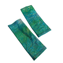 Load image into Gallery viewer, FESTIE BESTIE | Seafoam Holographic Gloves, Festival Accessories, Rave Gloves