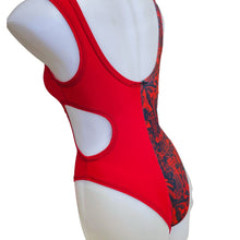 Load image into Gallery viewer, SPELLCASTER | Aria Cut-Out Bodysuit | Black and Red