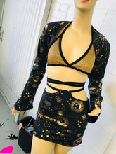 Load image into Gallery viewer, GLITTER GOLD | Triangle Top, Women&#39;s Festival Top, Rave Top