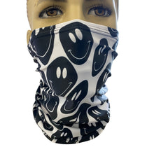 Load image into Gallery viewer, Black White | Dust Mask, Rave Mask, Festival Mask, Gaiter