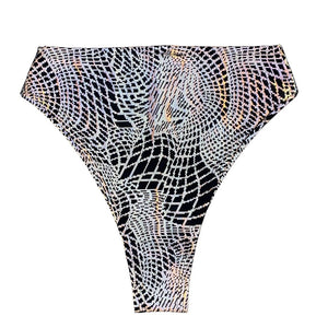 ULTRA WAVE | Reflective High Waisted High Cut Bottoms