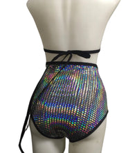 Load image into Gallery viewer, DISCO QUEEN | High Waisted Bottoms, Festival Bottoms, Rave Bottoms, Sparkle Rave Outfit