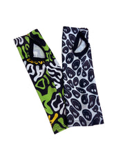 Load image into Gallery viewer, ACID | Dual Gloves I Smily Acid I Standard Forearm Thumb Hole Gloves, Festival Accessories, Rave Gloves