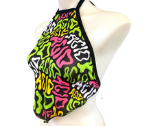 Load image into Gallery viewer, ACID | Halter Top, Women&#39;s Festival Top, Rave Top
