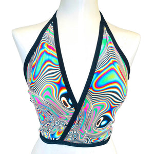 LUCID DREAMS | Lila Top, Women's Festival Top, Rave Top | Multi Wear Top