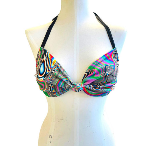 LUCID DREAMS | Twist Top | Adjustable Bikini Top, Women's Festival Top, Rave Top