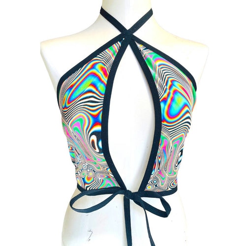 LUCID DREAMS | Lila Top, Women's Festival Top, Rave Top | Multi Wear Top