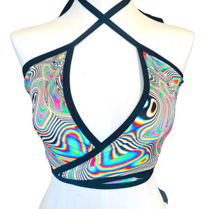 LUCID DREAMS | Lila Top, Women's Festival Top, Rave Top | Multi Wear Top