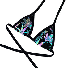 Load image into Gallery viewer, 420 | Reflective | Bikini Top, Women&#39;s Festival Top, Rave Top