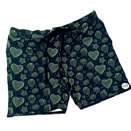 DISKO SPACE | Mens Shorts | Festival Shorts | Drawstring Shorts |