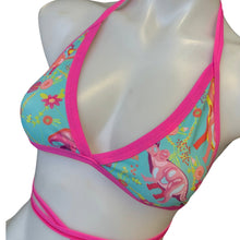 Load image into Gallery viewer, PASTEL PREHISTORIC |  Triangle Top, Women&#39;s Festival Top, Rave Top