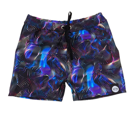 DARK WAVE | Mens Shorts | Festival Shorts | Drawstring Shorts