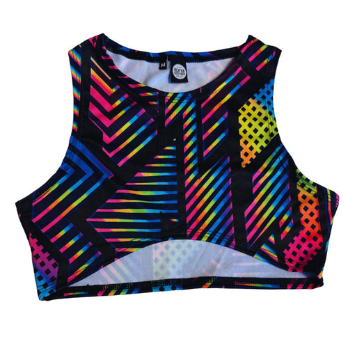 90’s BABY | Underboob Sporty Crop Top, Women's Festival Top, Rave Top