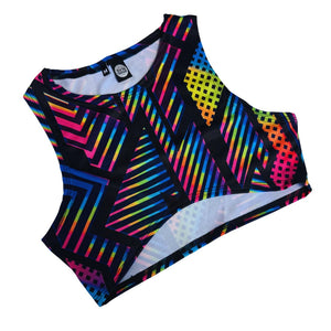 90’s BABY | Underboob Sporty Crop Top, Women's Festival Top, Rave Top