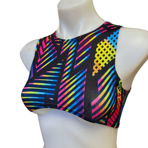 90’s BABY | Underboob Sporty Crop Top, Women's Festival Top, Rave Top
