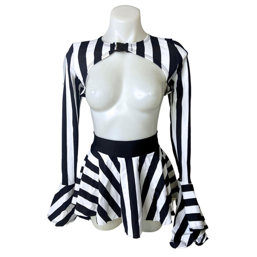 GRAVE DIGGER | Circle Skirt, Rave Skirt, Festival Bottom, Rave Cover Up Skirt, Beetlejuice