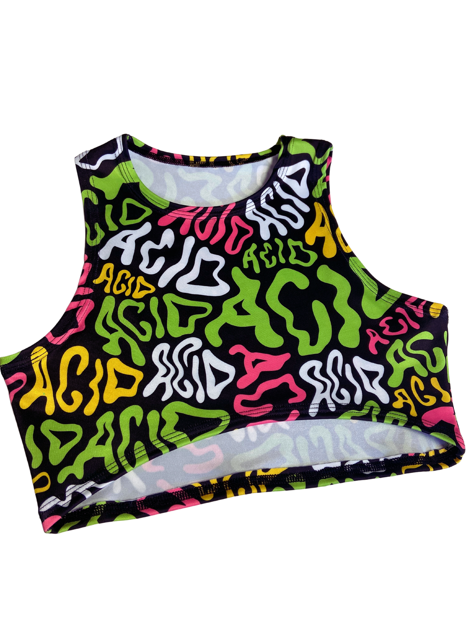 ACID  Underboob Sporty Crop Top – The Lyte Couture