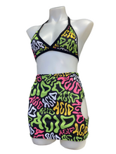 Load image into Gallery viewer, ACID | Cut-Out Bodycon Mini Skirt