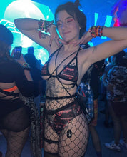 Load image into Gallery viewer, HEADBANGER | Chain Cage Top, Festival Top, Rave Top with Chains