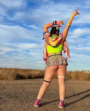 Load image into Gallery viewer, RETRO RAVE | Ultra Mini Buckle Skirt, Rave Skirt, Festival Bottom