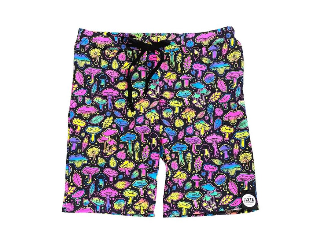 ELECTRIC MUSHROOM | Mens Shorts | Festival Shorts | Drawstring Shorts