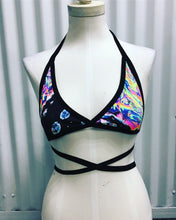 Load image into Gallery viewer, REQUIEM | Triangle Top, Women&#39;s Festival Top, Rave Top