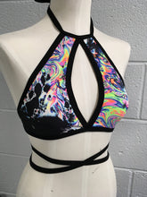 Load image into Gallery viewer, REQUIEM | Keyhole Halter Top, Women&#39;s Festival Top, Rave Top