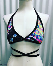 Load image into Gallery viewer, REQUIEM | Triangle Top, Women&#39;s Festival Top, Rave Top