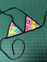 Load image into Gallery viewer, RAINBOW FLOWER | Triangle Top, Women&#39;s Festival Top, Rave Top